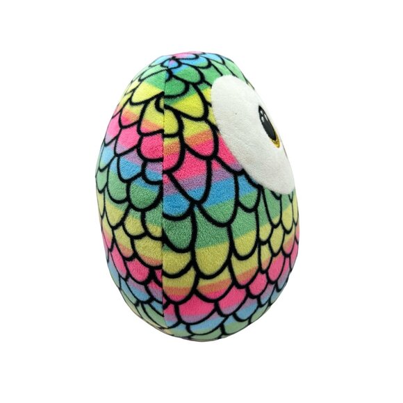 Ty Squish-A-Boos Owen Owl Plush Rainbow Tie-Dye Stuffed Animal Toy - Picture 7 of 11